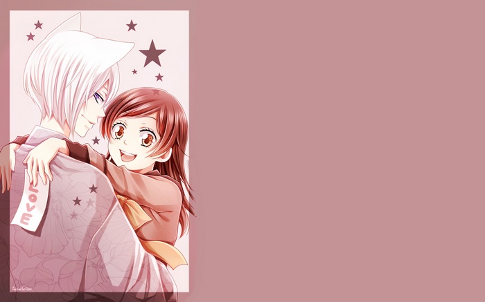 Tomoe and Nanami Momozono from Kamisama Kiss