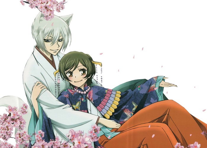 Tomoe and Nanami Momozono from Kamisama Kiss