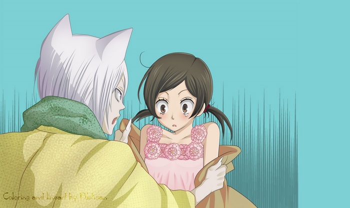 Tomoe and Nanami Momozono from Kamisama Kiss