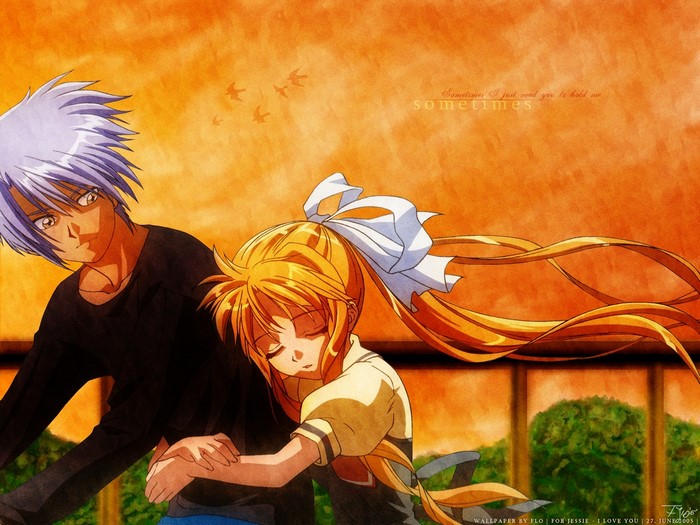 Yukito Kunisaki and Haruka Suzumiya from Air