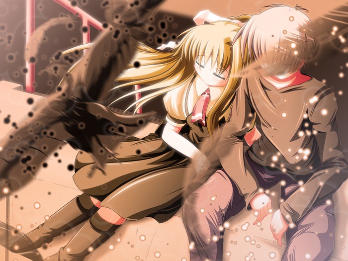 Yukito Kunisaki and Misuzu Kamio