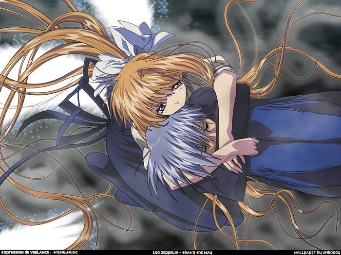 Yukito Kunisaki and Misuzu Kamio from Air