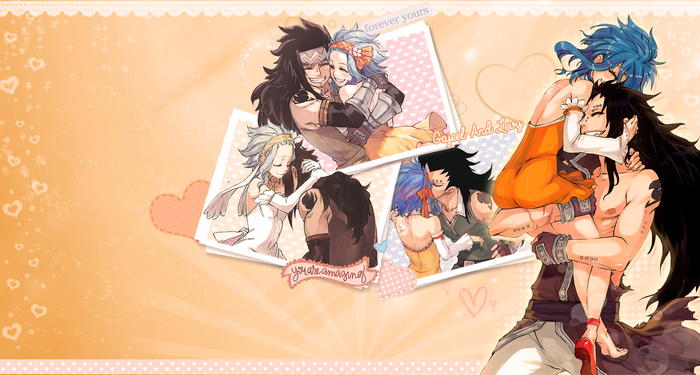 Gajeel Redfox and Levy McGarden from Fairy Tail