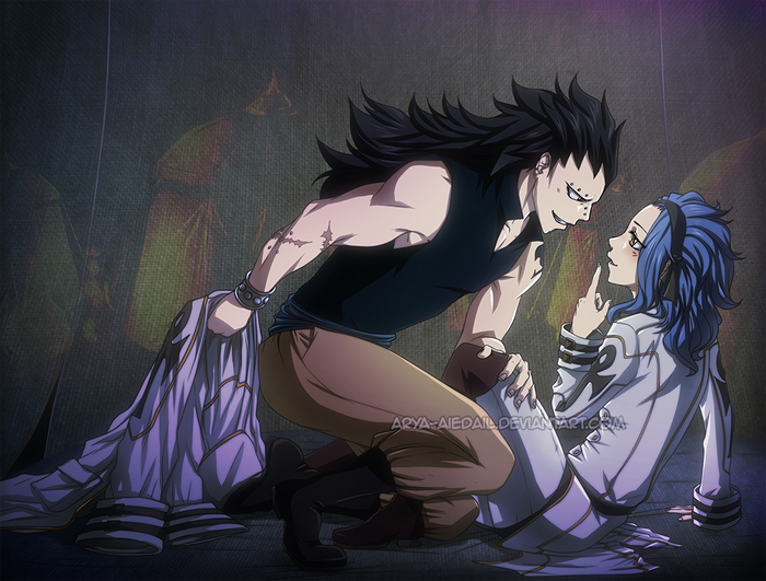 Gajeel Redfox and Levy McGarden from Fairy Tail