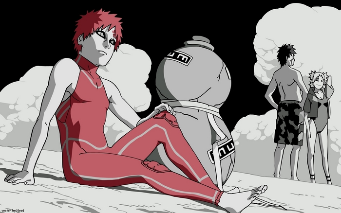 Gaara, Kankuro, and Temari from Naruto