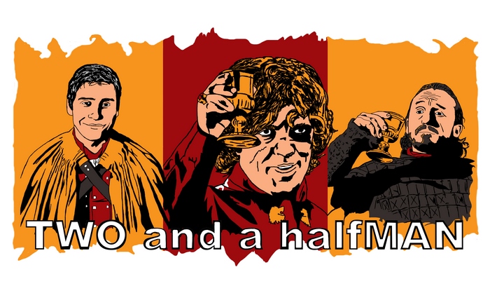 Podrick Payne and Tyrion Lannister from Game of Thrones