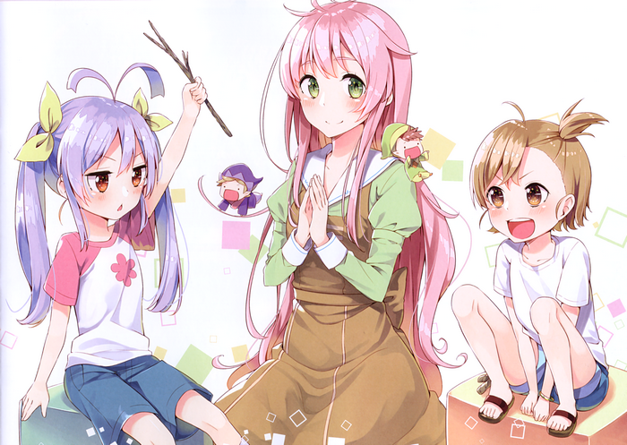 Renge Miyauchi and friends
