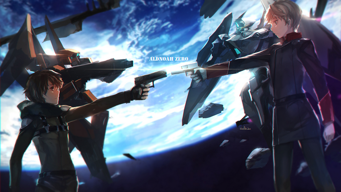 Slaine Troyard from Aldnoah Zero in space