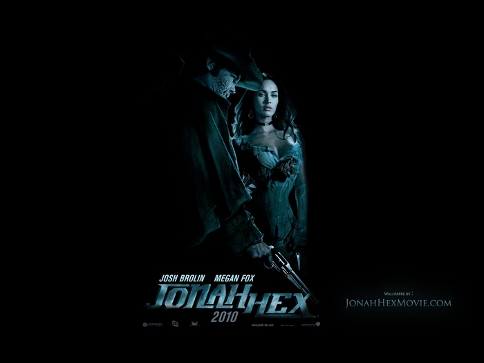 Jonah Hex movie poster with Josh Brolin and Megan Fox