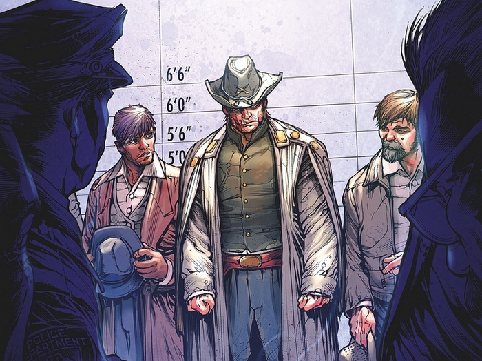 Jonah Hex and police lineup