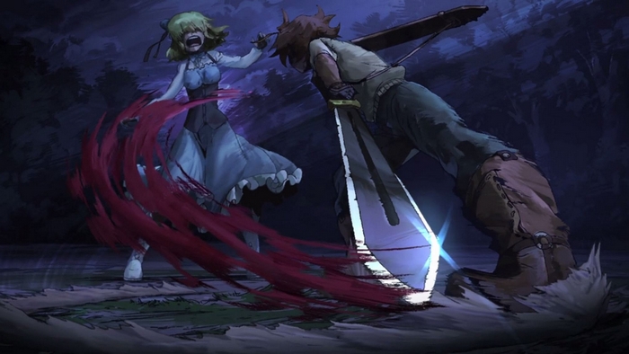 Tatsumi from Akame Ga Kill! fighting
