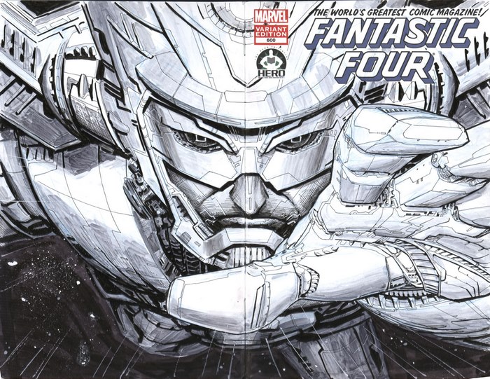 Galactus from Fantastic Four Comic Variant Edition 600