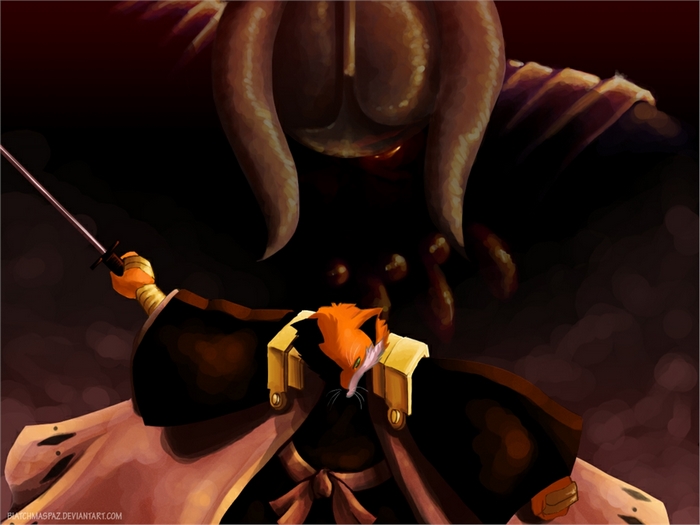 Sajin Komamura from Bleach