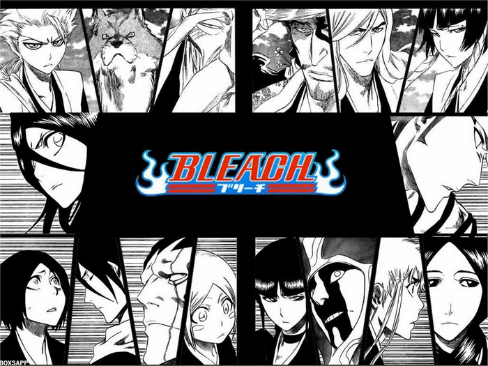 Bleach characters collage