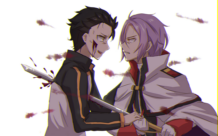 Subaru and Julius from Re:Zero