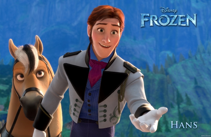 Hans from Disney's Frozen with a horse