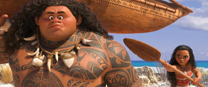 Maui and Moana from Moana