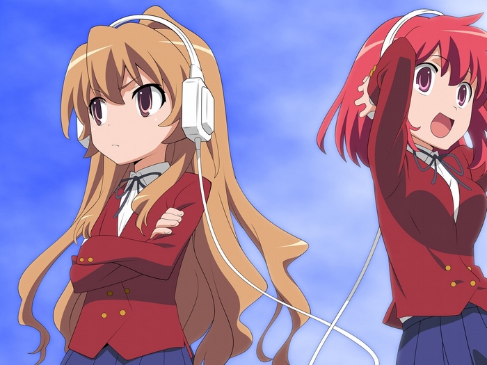Taiga Aisaka and Minori Kushieda from Toradora!