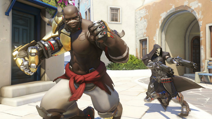 Doomfist and Reaper from Overwatch