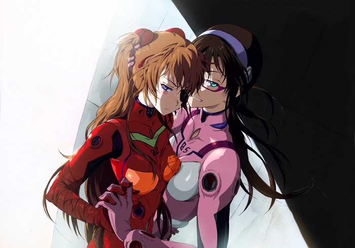 Asuka Langley Soryu and Mari Makinami Illustrious from Evangelion