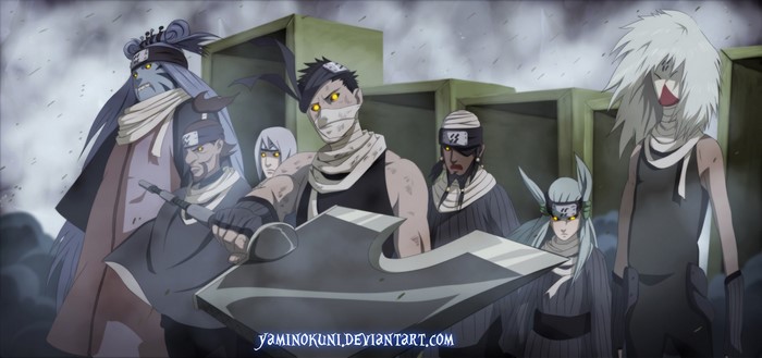 Seven Ninja Swordsmen of the Mist from Naruto