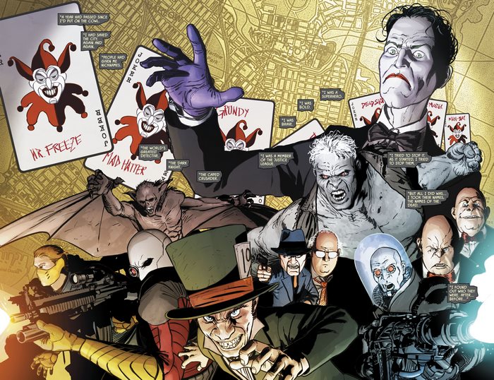 DC Comics Villains and Heroes from Batman