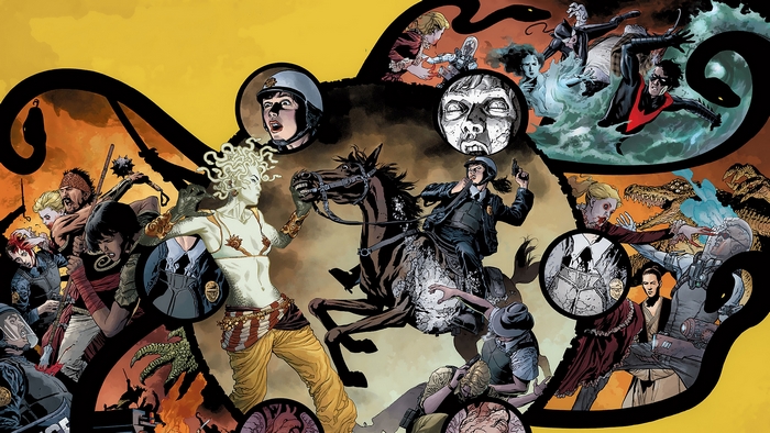 Mr. Freeze and allies in battle