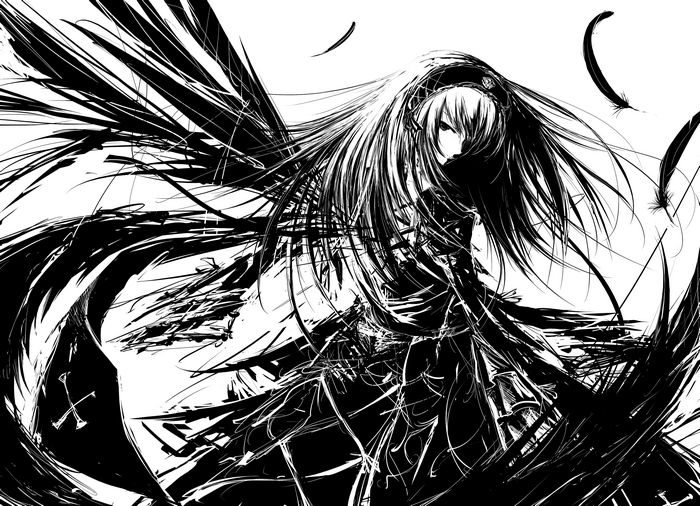 Suigintou from Rozen Maiden