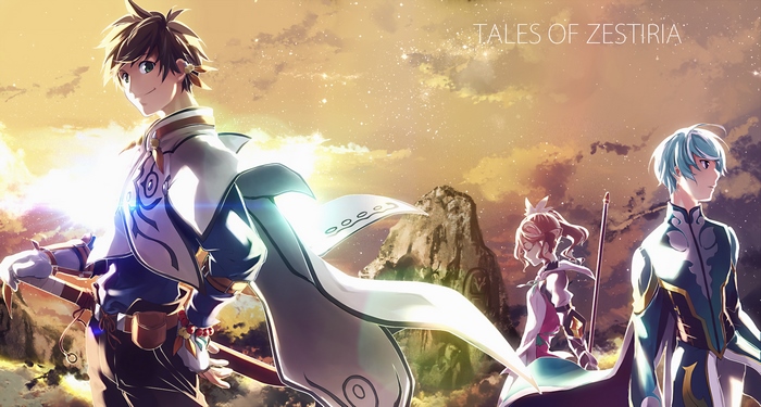 Sorey and companions from Tales of Zestiria