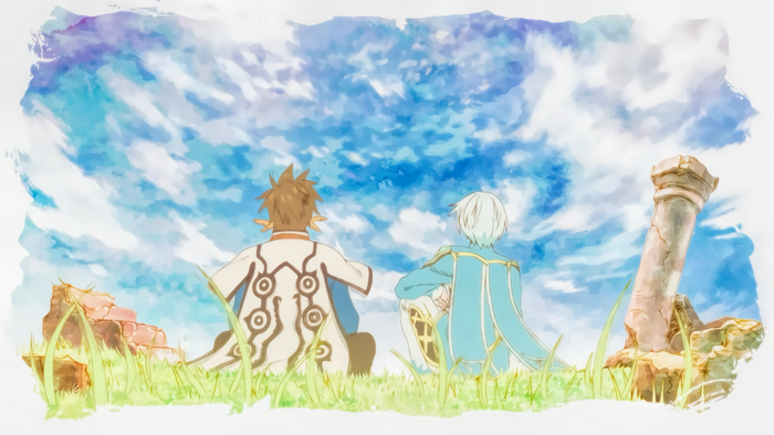 Sorey and Mikleo from Tales of Zestiria
