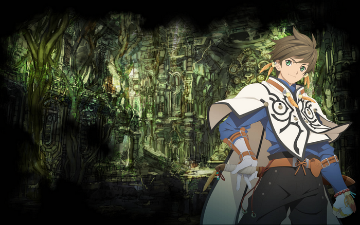 Sorey from Zestiria in ancient ruins