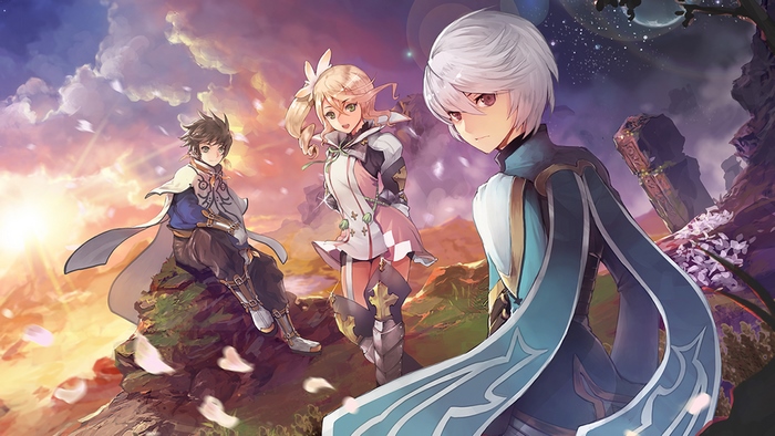 Sorey and companions from Tales of Zestiria