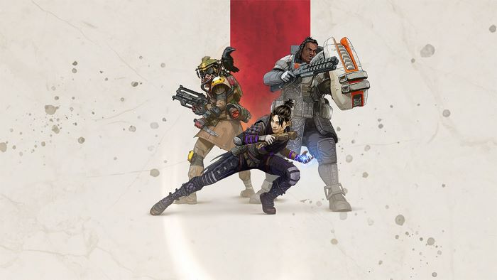 Bloodhound, Wraith, and Gibraltar from Apex Legends