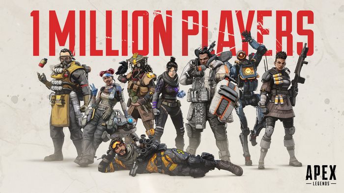 Apex Legends 1 Million Players