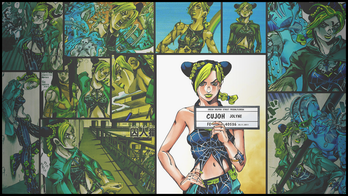Jolyne Cujoh from JoJo's Bizarre Adventure