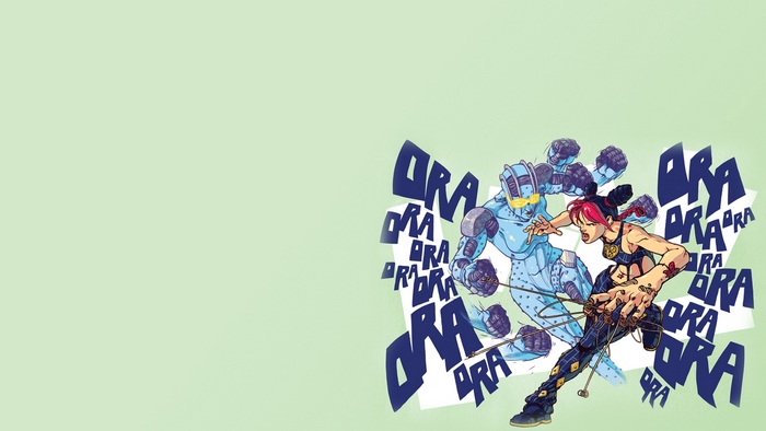 Jolyne Cujoh and Stone Free from JoJo's Bizarre Adventure