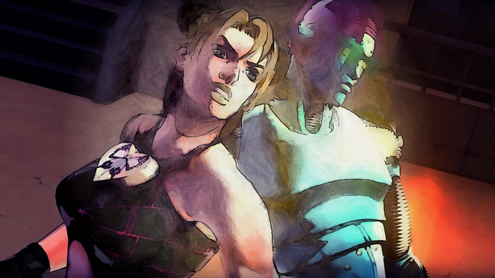 Jolyne Cujoh from JoJo's Bizarre Adventure