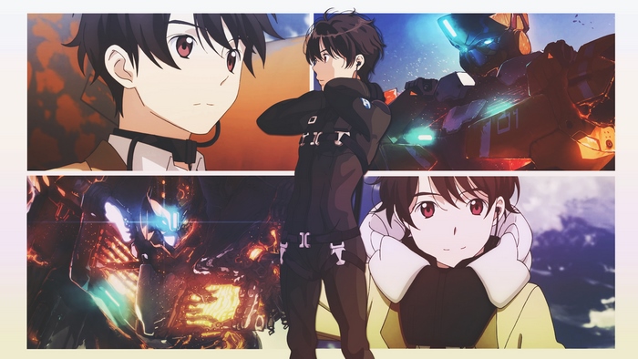 Inaho Kaizuka with mechs
