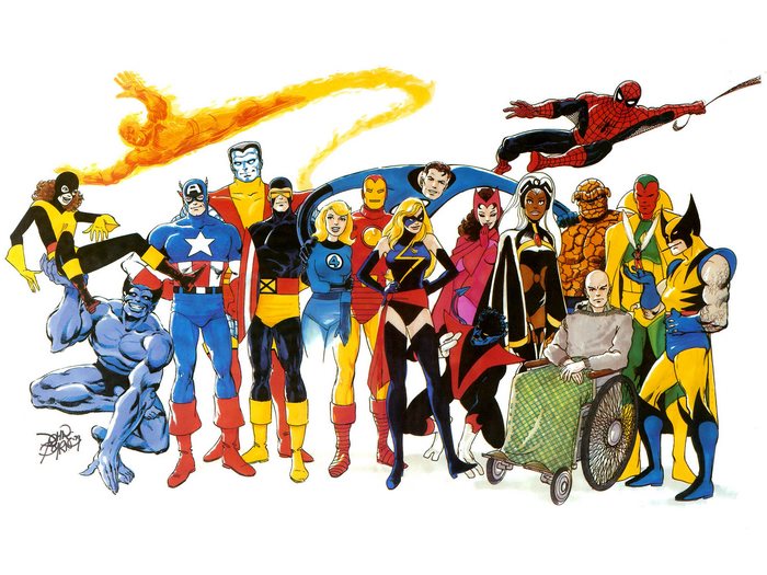 Marvel Comics Superheroes by John Byrne