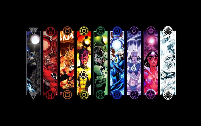 DC Comics Lantern Corps Characters