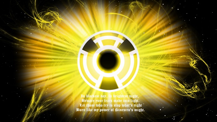 Sinestro Corps Lantern Symbol