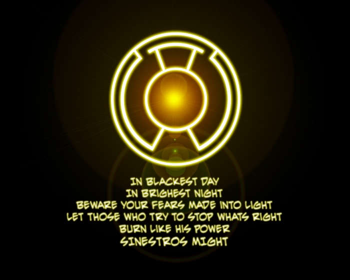 Sinestro Corps Lantern Symbol