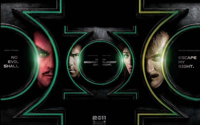 Green Lantern Movie Poster with Actors