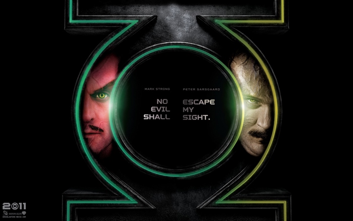 Green Lantern Poster with Sinestro and Hector Hammond