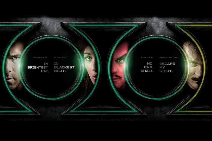 Green Lantern movie poster with actors
