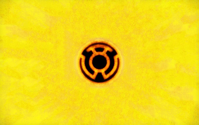 Yellow Lantern Symbol from DC Comics