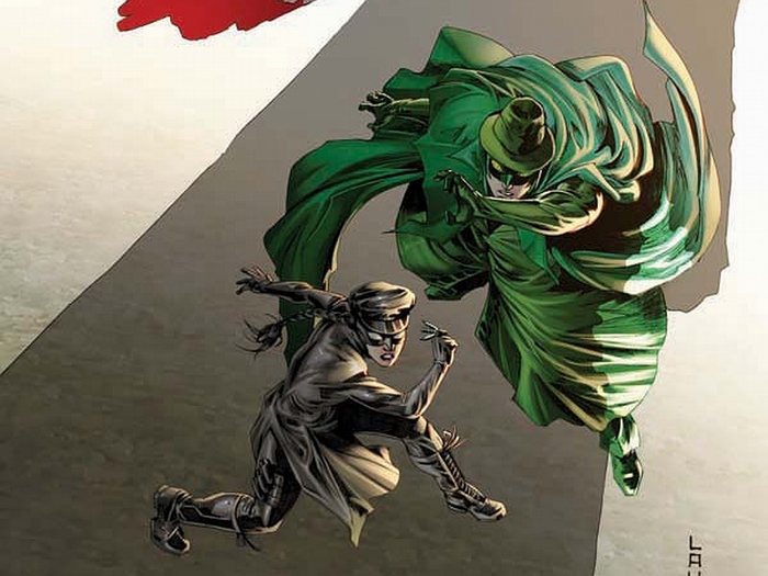 Green Hornet and Kato fighting