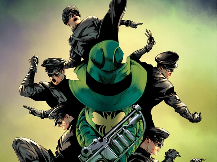 Green Hornet and his men