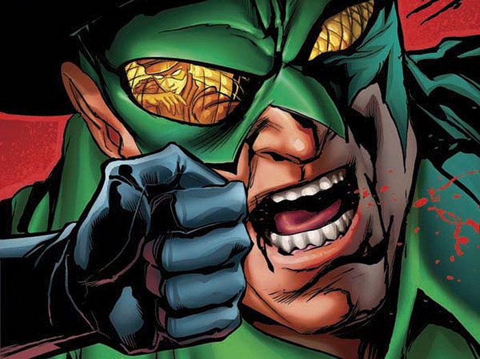 Green Hornet in Close-Up