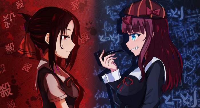 Kaguya-sama: Love Is War - Kaguya Shinomiya and Chika Fujiwara
